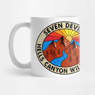 Seven Devils Mountains Hells Canyon Wilderness Idaho Snake River Mug